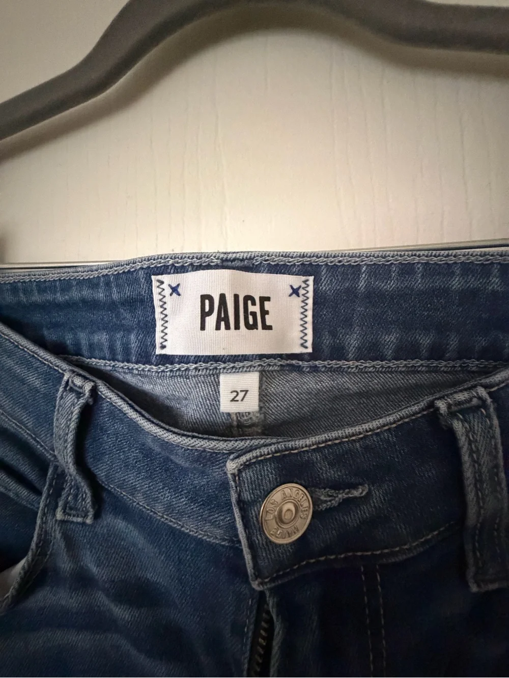 Paige Mid-Rise Jeans - Classic Blue